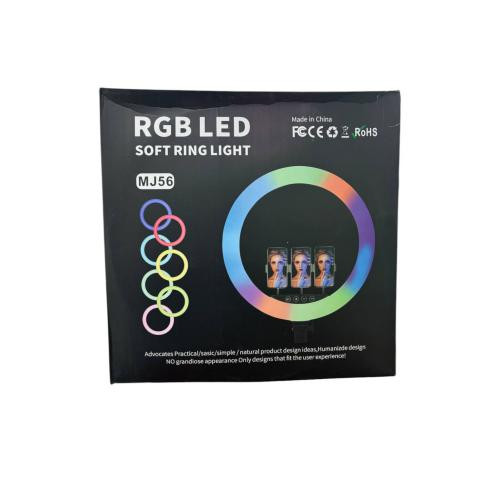 رینگ لایت MJ56 RGB به همراه پایه 21 اینچی