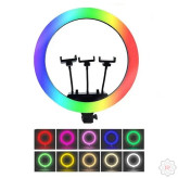 رینگ لایت MJ56 RGB به همراه پایه 21 اینچی