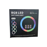 رینگ لایت MJ45 RGB به همراه پایه 18 اینچی