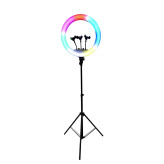 رینگ لایت MJ45 RGB به همراه پایه 18 اینچی