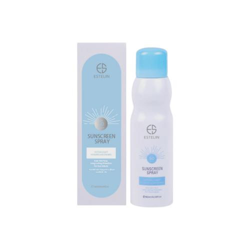 اسپری ضد آفتاب و سفید کننده بیرنگ استلین Estelin حجم 180 میل