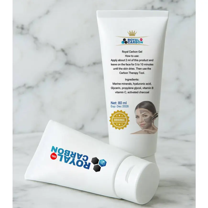 ژل کربنتراپی رویال ROYAL CARBON GEL حجم 80 میل